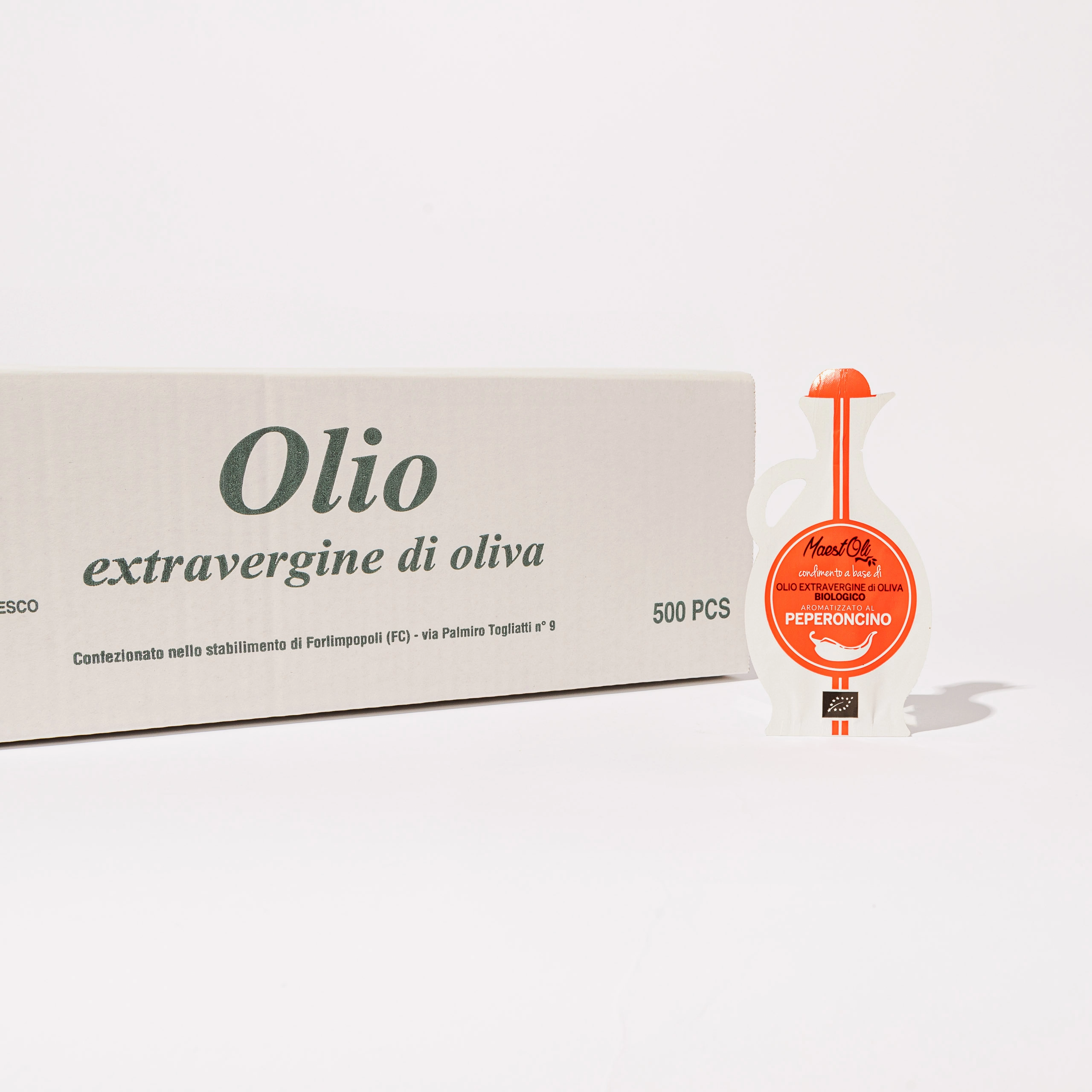 olio extravergine oliva peperoncino monodose pratico horeca