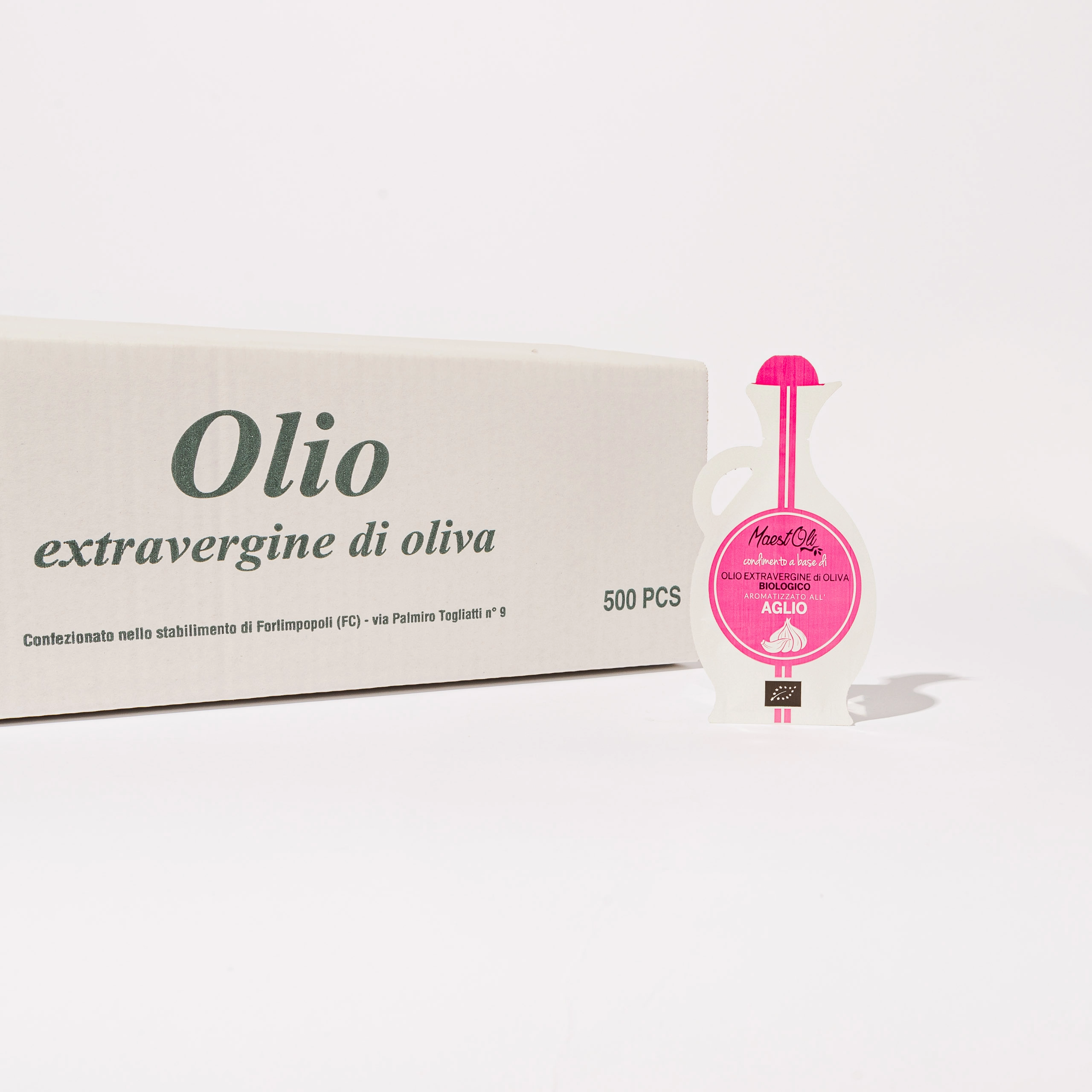 olio extravergine oliva aglio monodose igienico horeca